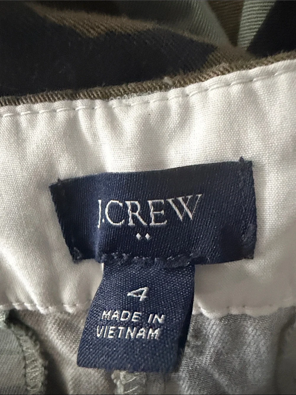 J. Crew Women's Camouflage Shorts - Green & Brown Camo